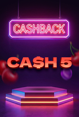 20% Cashback Cash 5